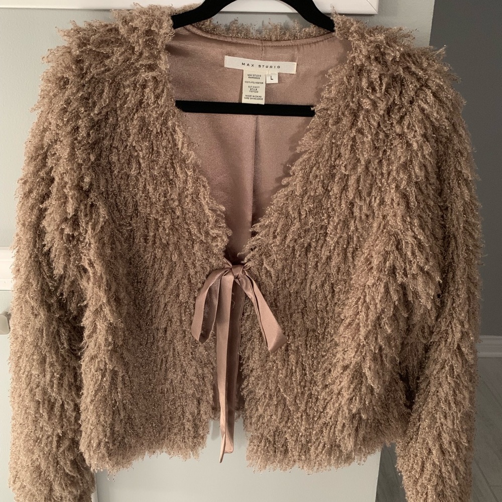 Faux fur coat